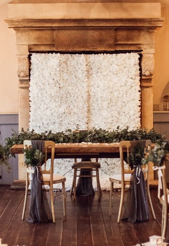 Wedding ceremony room at The Elephant Hotel in Berkshire