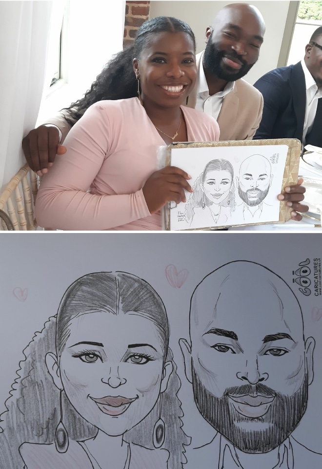 Nigerian Wedding Entertainment Caricaturist London