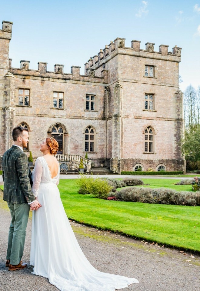 Just Married at Clearwell Castle