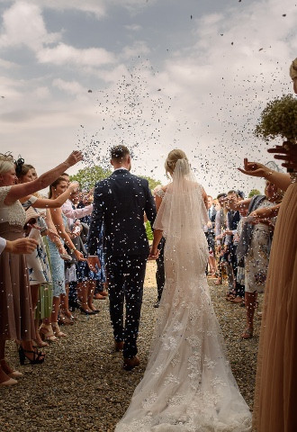 Netley Hall Confetti Photograph