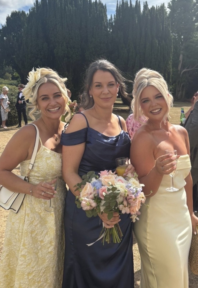 Bridesmaid Bouquets at Barton Hall