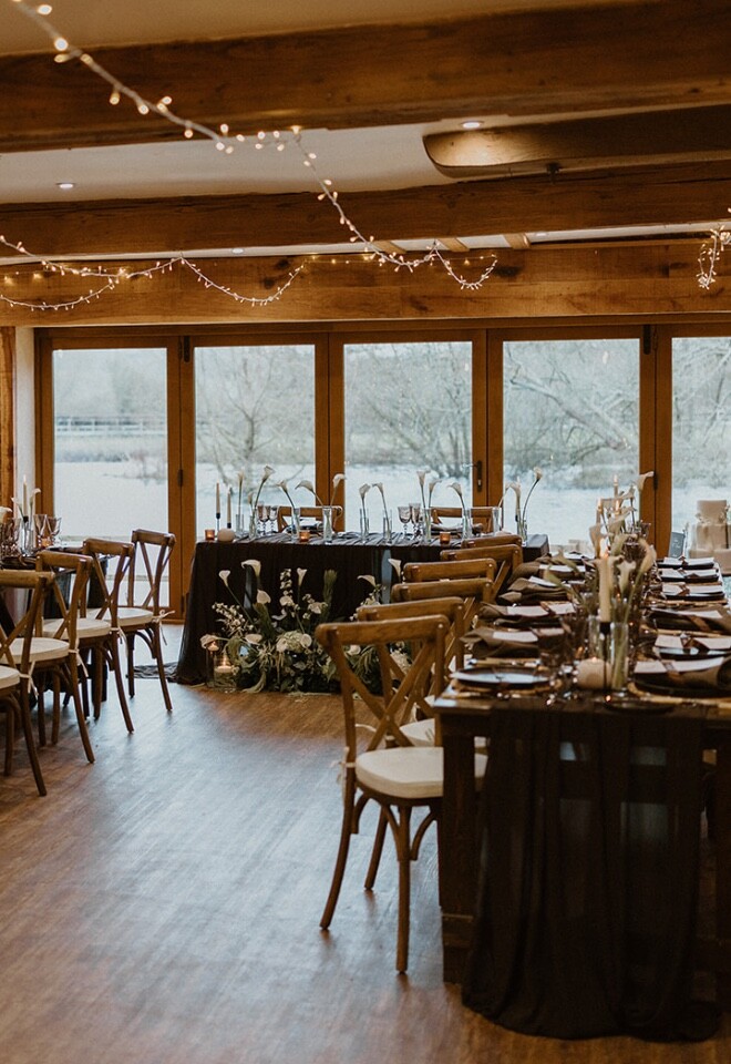 New Wedding Breakfast Backdrop at The Old Mill