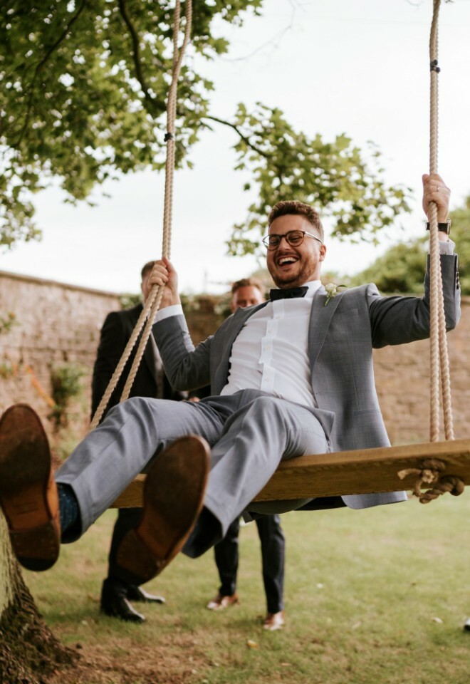 Groom in Cuckney House Gardens