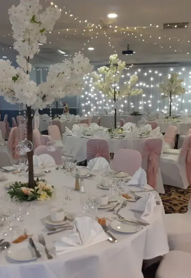 Pink Wedding Breakfast 