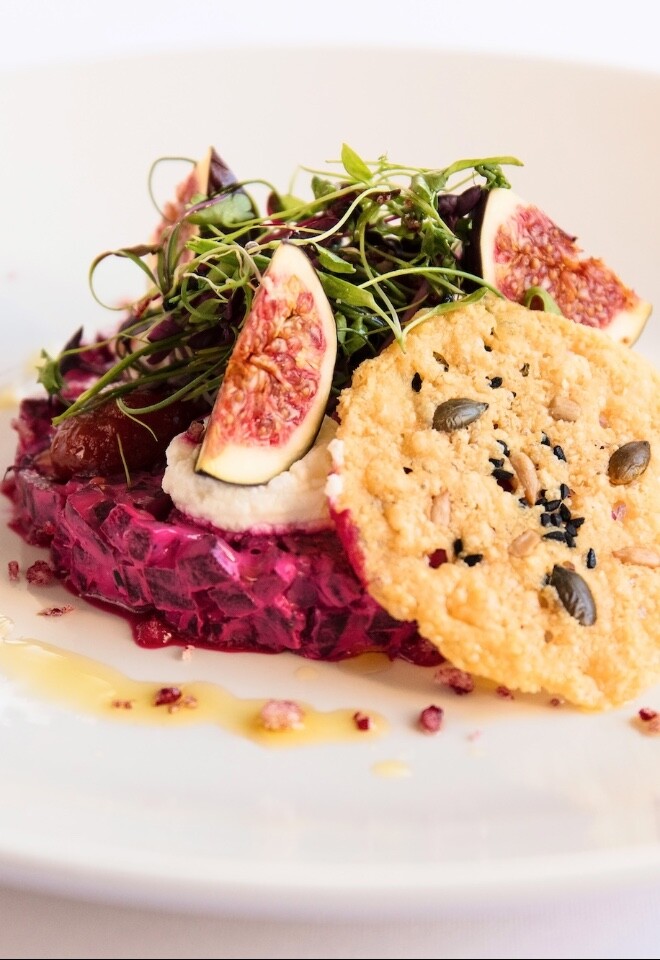 Harper Kitchens starter wedding breakfast dish