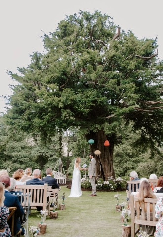 Outdoor Garden Wedding Kent Wedding Celebrant