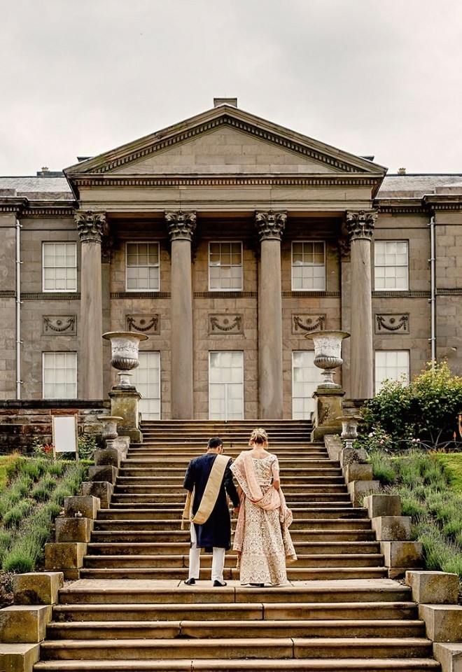 Tatton Park Mansion Photo Bride and Groom