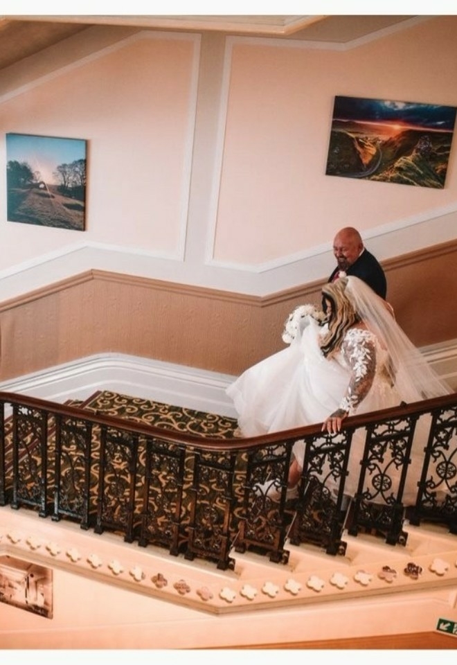The Palace Hotel Buxton staircase