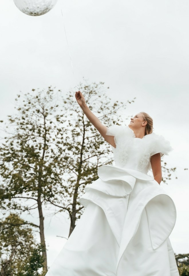 Susie Grist Couture Bespoke Wedding Dress