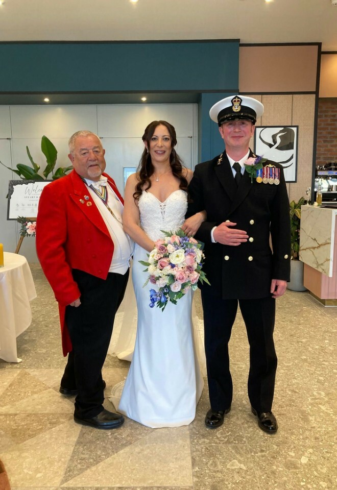 Wedding at the Voco Titchfield, toastmaster Trevor English