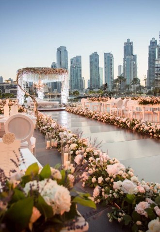 Armani Hotel Dubai - Outdoor Wedding 