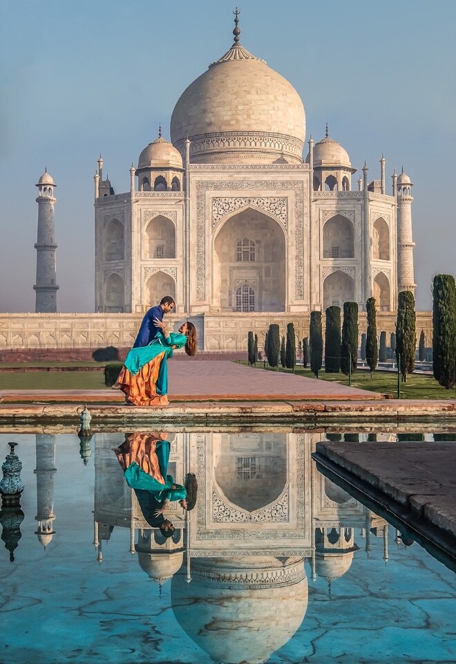 Taj Mahal Indian Wedding photographer