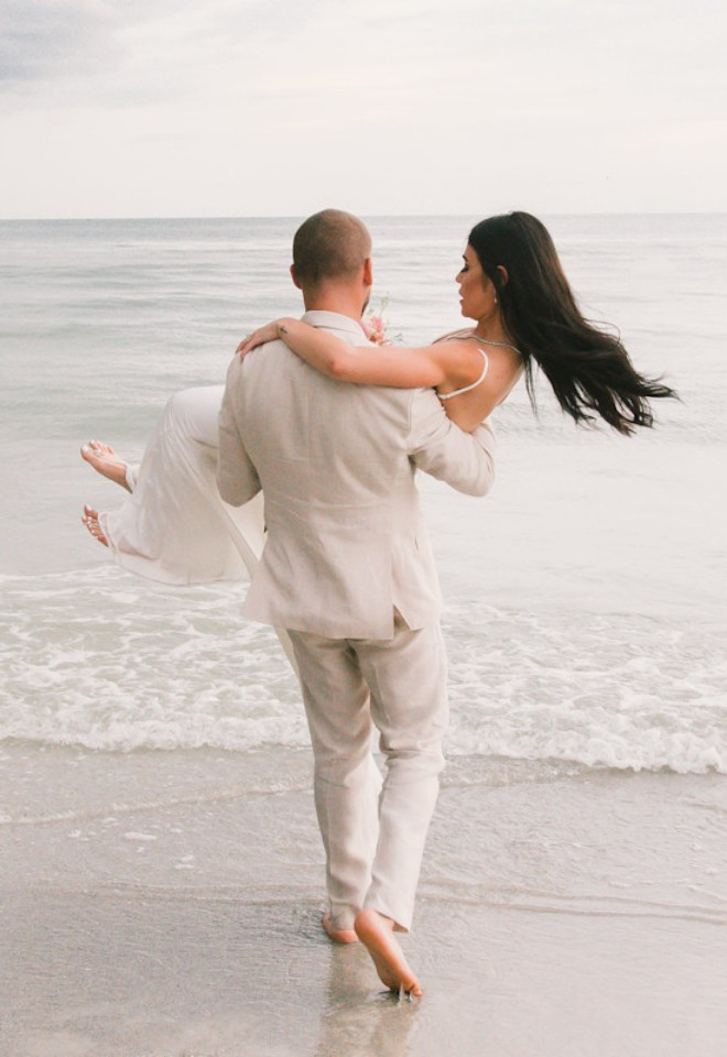 Beach Wedding in St Ives Bay Cornwall