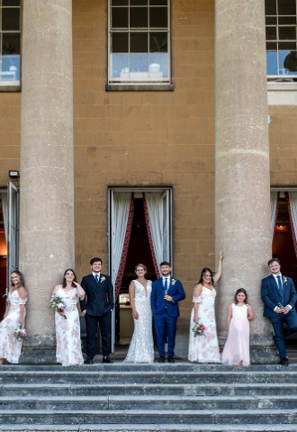 Steps outside Leigh Court