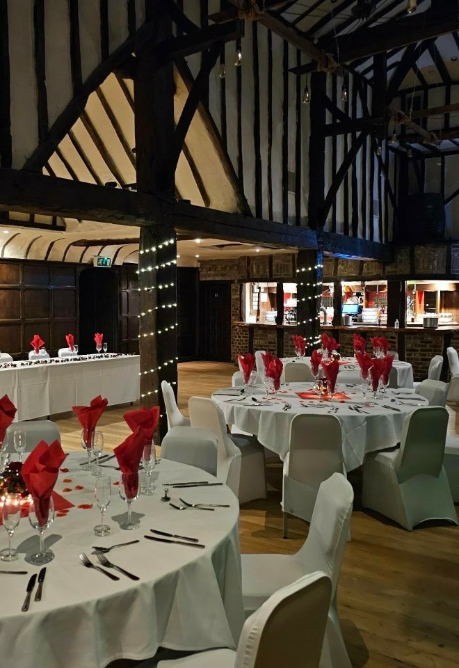 Red Roses and The Baronial Hall 