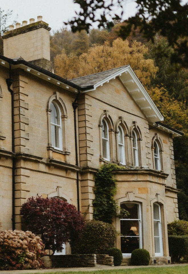 Shot of the front of the venue