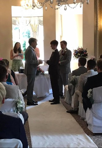 Same sex weddings Hampshire