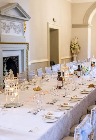 The Ballroom set as Banqueting Style