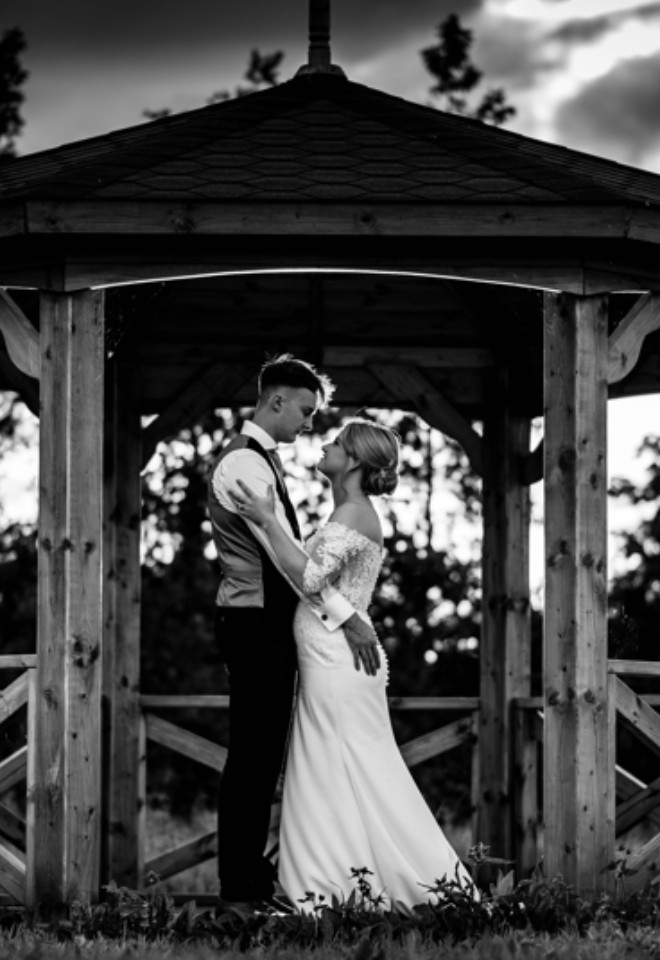 Outdoor ceremony at Granary Barn