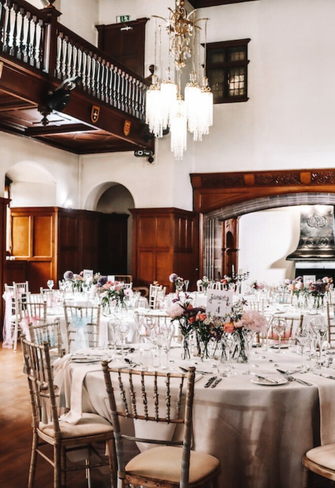 Wedding Breakfast Set Up