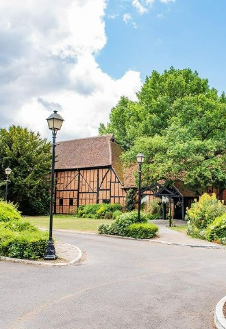 Exterior of The Tithe Barn in Bedford