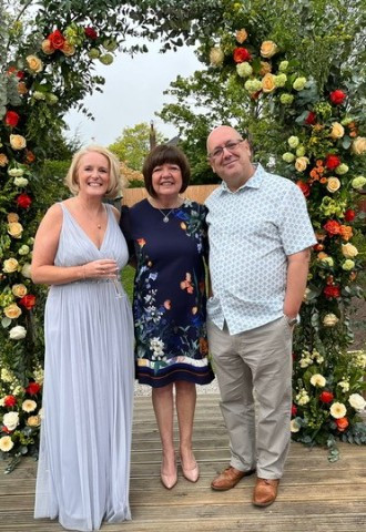 Pure Silk  Ceremonies with the happy couple following a Vow Renewal Ceremony