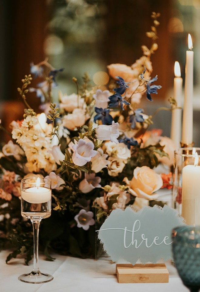 Wedding Breakfast Table Decor