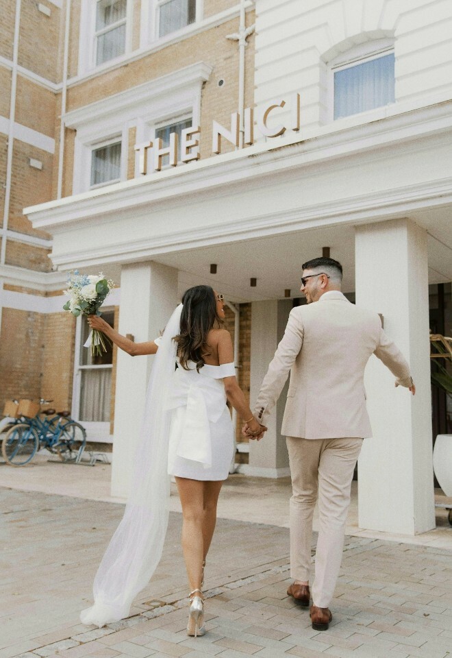 chic wedding venue, the nici, bournemouth coastal wedding venue