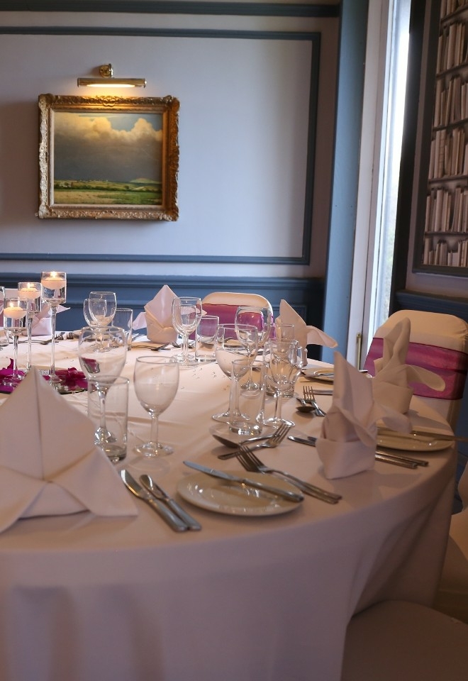 Sissinghurst Suite table setting- Holiday Inn Maidstone
