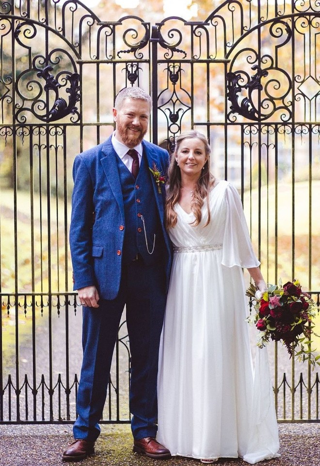 bespoke wedding dress from Rachel Lamb Design