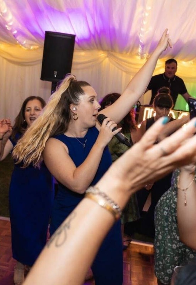 JBMAC Live DJ and Sax perforing at a wedding