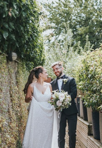 Couple in the Walled Garden, Kings Chapel, Old Amersham