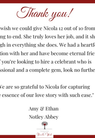 Ceremonies by Nicola West, Review