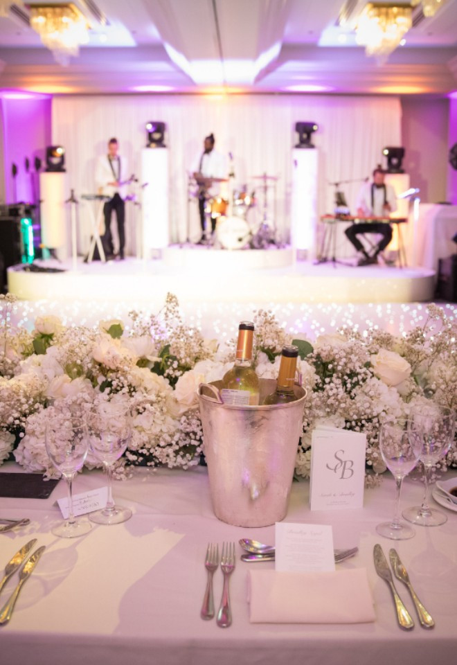 Staging and Dancefloor in White
