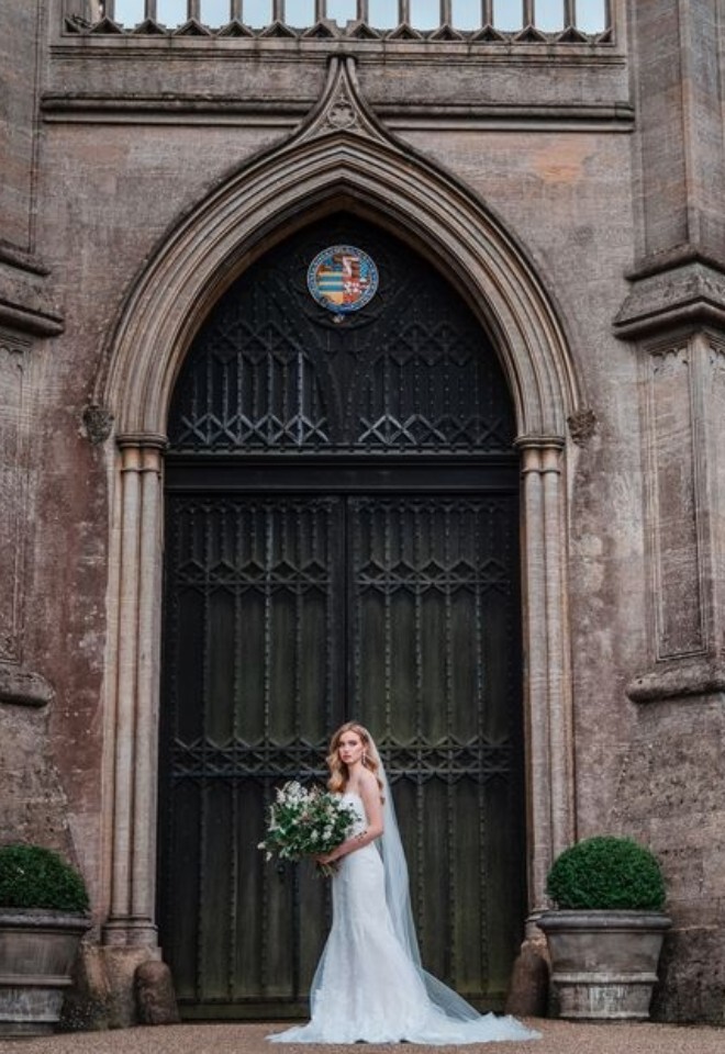 Portico Doors Entrance to Belvoir Castle