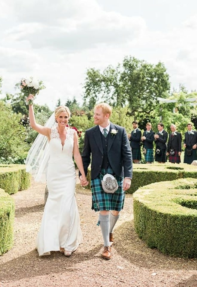 Garden Weddings at Winton Castle Estate