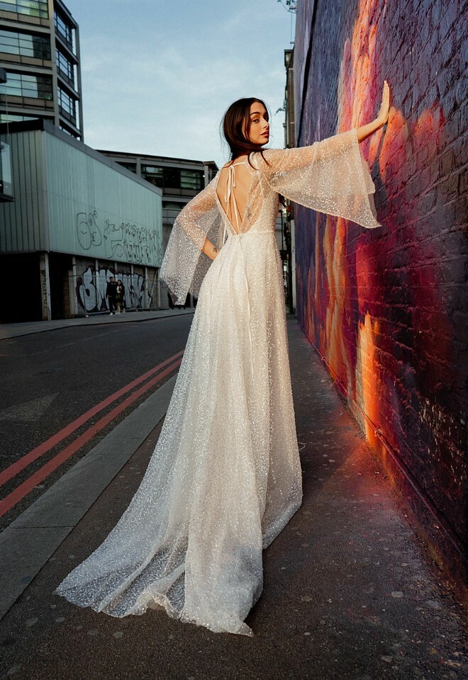 sparkle sequin wedding dress berkshire