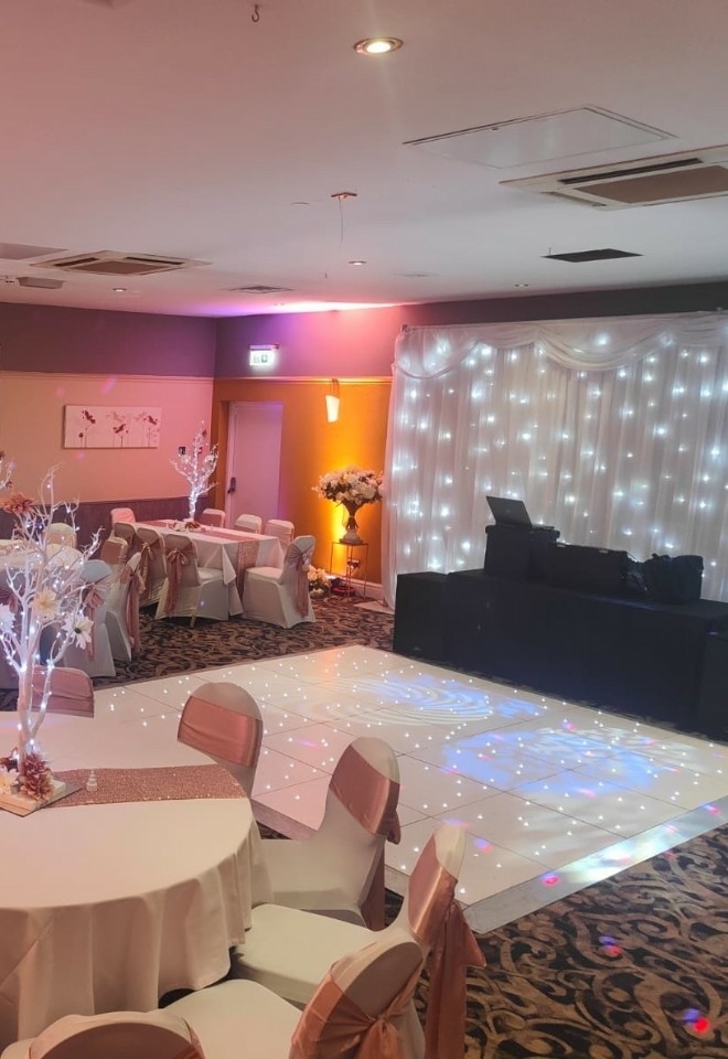 Dancefloor in the Beamish Suite at the Holiday Inn Washington