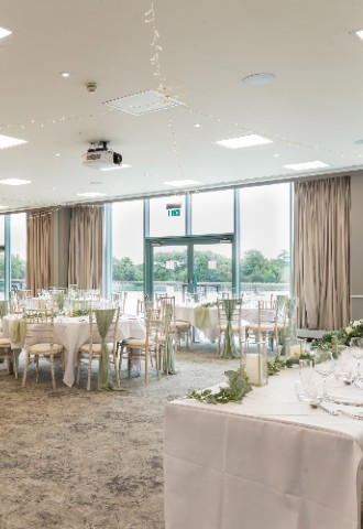 Wedding breakfast in the Mallard Suite