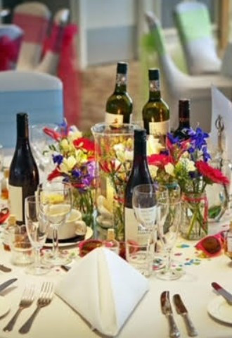Colourful Wedding Breakfast