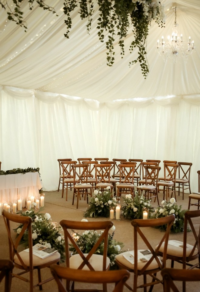 Marquee ceremony