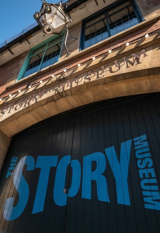 Entrance to the Story Museum Oxford, Oxfordshire