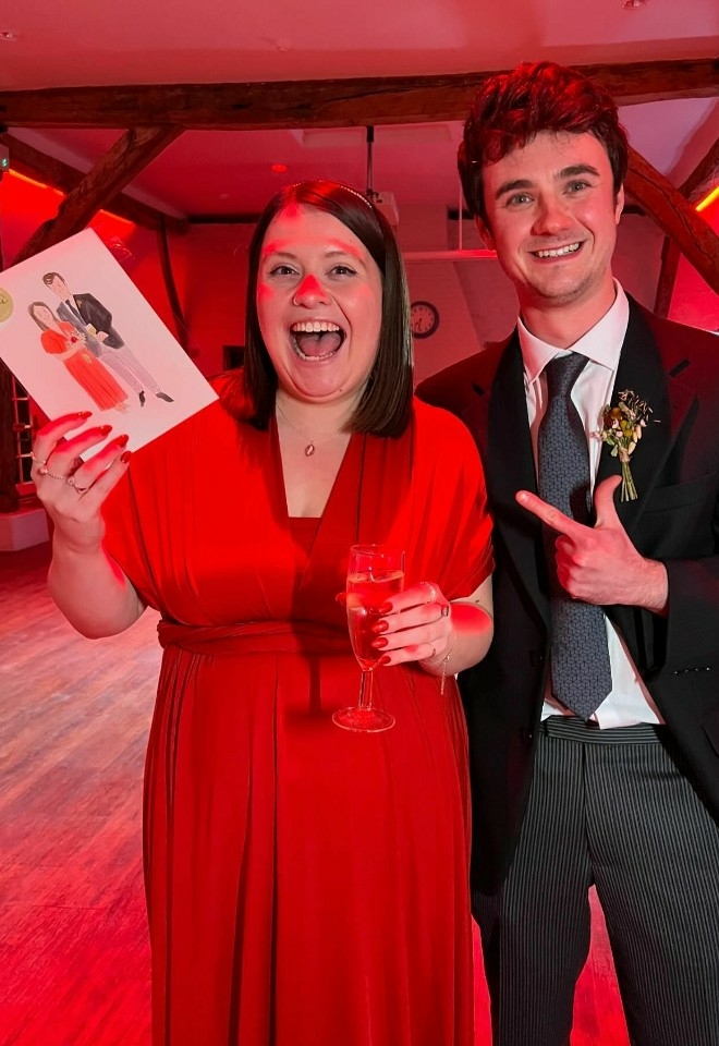 Wedding guest painted illustrations from Illustrations by kiwi