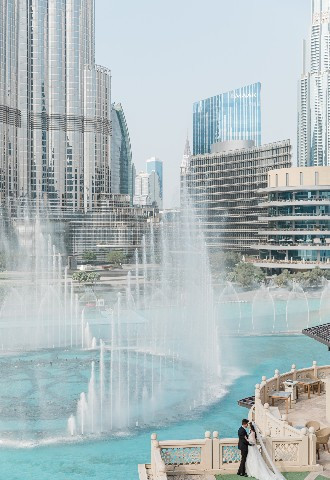palace downtown Dubai fountain view