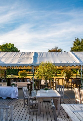 Hintlesham Golf Club Drinks on the terrace