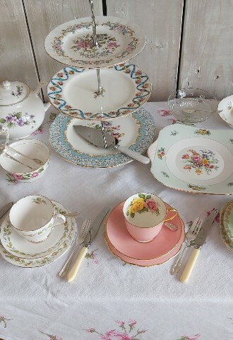 Crockery hire for afternoon tea receptions oxfordshire