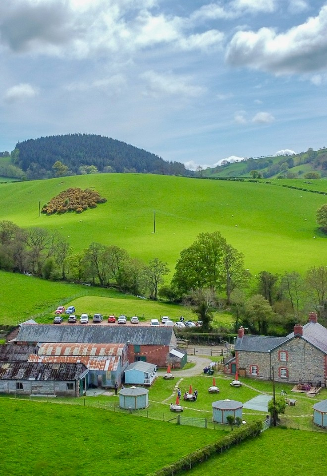 Surround by countryside