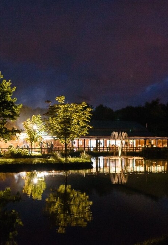 Yarlington Barn at Night