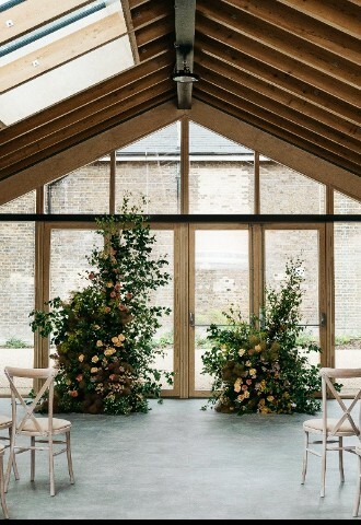Wedding Ceremony at The Glass House, Hackney