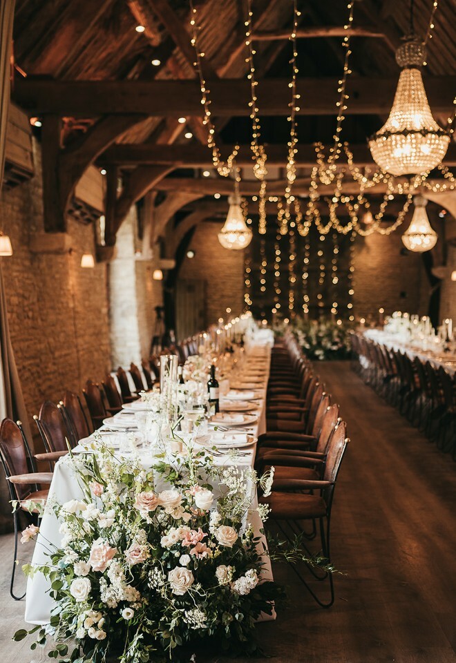 Banquet styling at Tythe